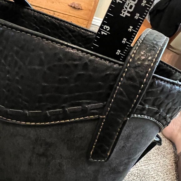 EUC - Bandana by American West Guns & Roses Tote Gray + Black Concealed Carry - Picture 11 of 15